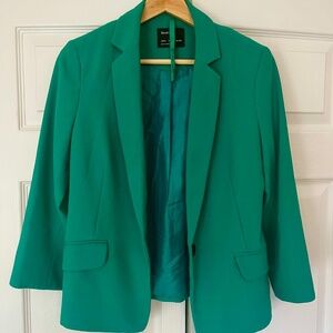 Green blazer suit jacket Bershka size S perfect condition